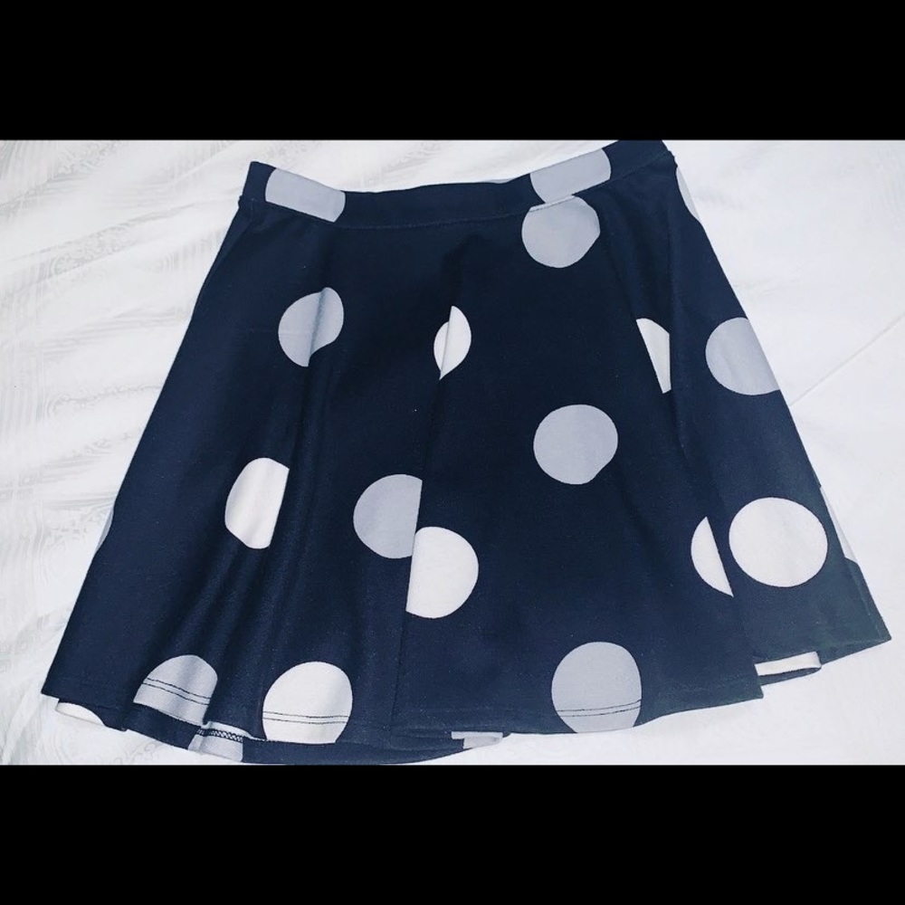 Forever 21 Polka Dot Skater Skirt